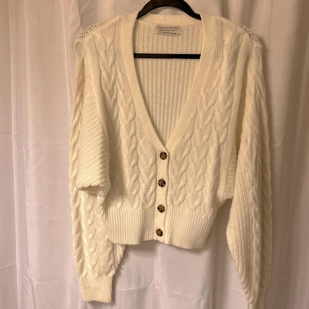 Urban Outfitters Cream Cardigan